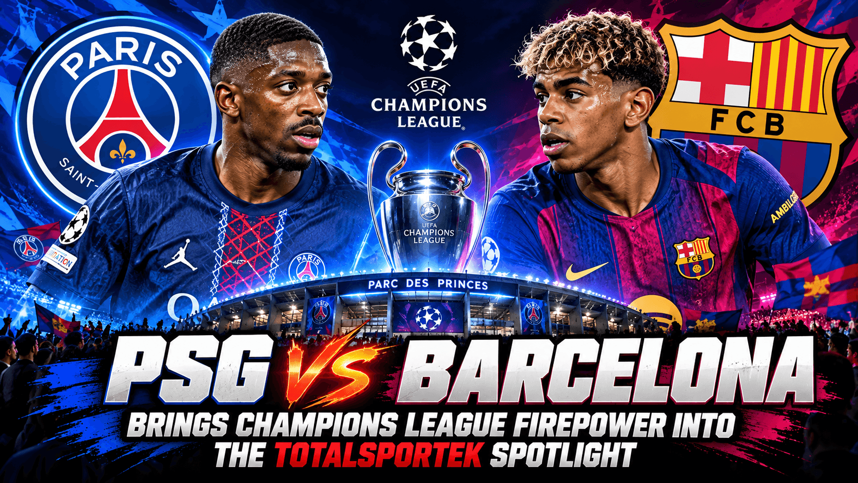 PSG vs Barcelona Brings Champions League Firepower Into the Totalsportek Spotlight